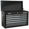 Sealey AP2509B Topchest 9 Drawer with Ball Bearing Runners - Black/grey
