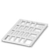Oznacznik na przewody Phoenix Contact UC-WMT (18X4) 0820293, montaż: nasuwanie, 18 x 4 mm, etykiety na arkuszu: 24, 10 s