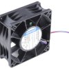 ebm-papst Wentylator osiowy 3200 J - S-Force 24V dc 50 W 280 m³/h 73 dB IP68 2.08 A 92 mm 92mm 38 mm