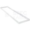 Ramka do montażu natynkowego opraw paneli LED 120x30 cm biała ECO do BLS / BLM / BLF / PLN / PLM Bemko