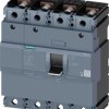 Wyłącznik kompaktowy MCCB, 4-biegunowy, 250A, 690V, Stałe, Siemens, 3VA1