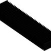 Extruded heatsink, (L x W x H) 100 x 400 x 40 mm, 0.58 to 0.31 K/W, black anodized, 10022730
