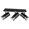 Lampa Sufitowa Dani Black/Chrome 3Xgu10 Mlp6230 Milagro