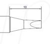 T990-D24 Soldering tip, 1.2 mm, chisel-shaped