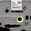 Labelling tape cartridge, 6 mm, tape white, font black, 8 m, TZE-211