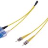 FO duplex patch cable, SC to 2x ST, 1 m, G657A1, singlemode 9/125 µm, 33014120100007