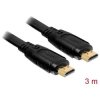 Delock 82671 HDMI Cable HDMI-A plug, HDMI-A plug 3.00 m Black 4K UHD HDMI cable