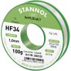 Stannol 580102 HF34 Solder Lead-Free Sn99.3Cu0.7 1.0mm 100g Reel