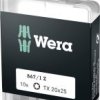 Bit Torx T 20 Wera 867/1 Z DIY SiS 05072408001 D 6.3 10 szt.