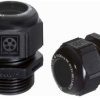 Cable gland, M32, 36 mm, Clamping range 12 to 21 mm, IP68, black, 54115240
