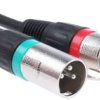 Kabel XLR 3m złącze A: 3-stykowe XLR złącze B: 3-stykowe XLR Czarny RS PRO