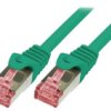 Patch Cord S/Ftp 6 Linka Cu Lszh Zielony 7,5M 27Awg Cq2085s