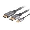 Kabel HDMI(M) displayport(M) 1.8M 4K czarny CA-HDDP-20CU-0018-BK