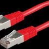 21150331 Patch cable Cat. 5e S/FTP, red, 1 m