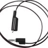 Mueller Electric BU-2030-A-60-0 Przewód pomiarowy złącze męskie bananowe 4 mm zaciski krokodylowe 1.5 m czarny 1 szt.