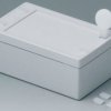 ABS enclosure, (L x W x H) 52 x 69 x 40 mm, light gray (RAL 7035), IP65, C3006101