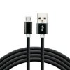 Kabel przewód silikonowy USB - micro USB everActive CBS-1.5MB 150cm z obsługą szybkiego ładowania do 2,4A czarny