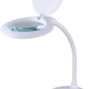 Lampa z lupą 5D (5 dioptrii) 30LED SMD stołowa z podstawą