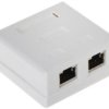 Gniazdo Końcowe Rj45-2G5/6 Podwójne