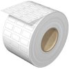 Polyester device marker, (L x W) 17 x 9 mm, white, roll with 1000 pcs, 2496830000