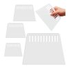 Skrobak Do Usuwania Folii Plastikowy Trapez 15,5x19,5cm #720 Do Tapet Bezbarwny 5szt