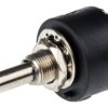 Potencjometr z przewodem nawojowym 25kΩ RS PRO średnica wału 6 mm 1W długość wału 25mm średnica 25.4mm Montaż panelowy