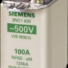 NH fuse NH00, 125 A, aM, 500 V (AC), 120 kA breaking capacity, 3ND1832