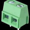 CTB0502/2 Solderable screw terminal – 2-pin, 5 mm spacing, 90°