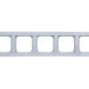 SONATA Ramka pięciokrotna biała R-5R/00