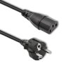 Qoltec Kabel zasilający IEC C13/SCHUKO 3x0.75mm² 1.8m