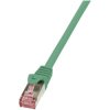 LogiLink CQ2085S RJ45 Patch Cable CAT 6 S/FTP 7.5m Green LSZH Flame-retardant