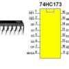 Układ cyfrowy 74HC173