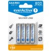 4x Akumulator R-03 AAA min 750mAh 1,2V everActive