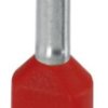 Insulated twin wire end ferrule, 1.0 mm², 15 mm/8 mm long, red, 3200810