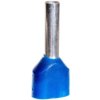Końcówka tulejkowa podwójna izolowana /niebieska/ TV 2,5-12 /100szt./
