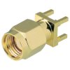 BKL 0419021 SMA Reverse Male PCB Mount Vertical 50 Ohm Gold-plated 17mm High