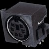 MINI-DIN PCB socket, 6-pin