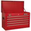 Sealey AP225 Topchest 5 Drawer with Ball Bearing Slides - Red