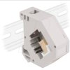 87167 Keystone SC Simplex female > female beige, with DIN rail adapter