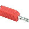 4mm Red Stackable Banana Test Plug