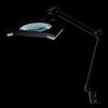 Lampa z lupą 5D 60LED prostokątna czarna