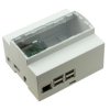 Hitaltech - Raspberry Pi 3 DIN Rail Case (6M Modulbox)