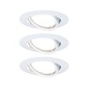 Lampa do zabudowy Paulmann Base 93422 Zestaw 3-elementowy 15 W 350 lm