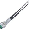 Dioda sygnalizacyjna LED 6 mm, 230V, zielona