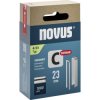 Novus 042-0803 Narrow Crown Staples, 1000 pieces, 23x6.1mm, For Timber
