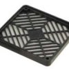 OWP80F-E Osłona wentylatora komplet: osłony, ekran z metalowej siatki, filtr 80 x 80 mm