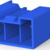 Socket header, 2 pole, pitch 12.4 mm, straight, blue, 1747996-3