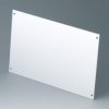 Front plate, aluminum, (W x H x D) 205.5 x 1.5 x 129.4 mm, gray, A9180001