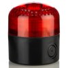 Sygnalizator akustyczny z lampą sygnalizacyjną 12 → 24 V. Czerwony AC/DC IP65 Montaż na podstawie 105dB