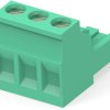 PCB terminal, 3 pole, pitch 5.08 mm, AWG 30-12, 15 A, cage clamp, green, 796634-3